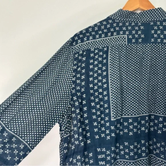 Denim & Supply Ralph Lauren Women Patchwork Button Shirt Size XL Country *L66 - Picture 10 of 13